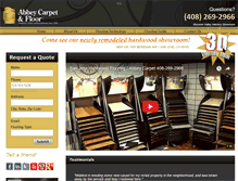 Tablet Screenshot of carpetsanjose.com